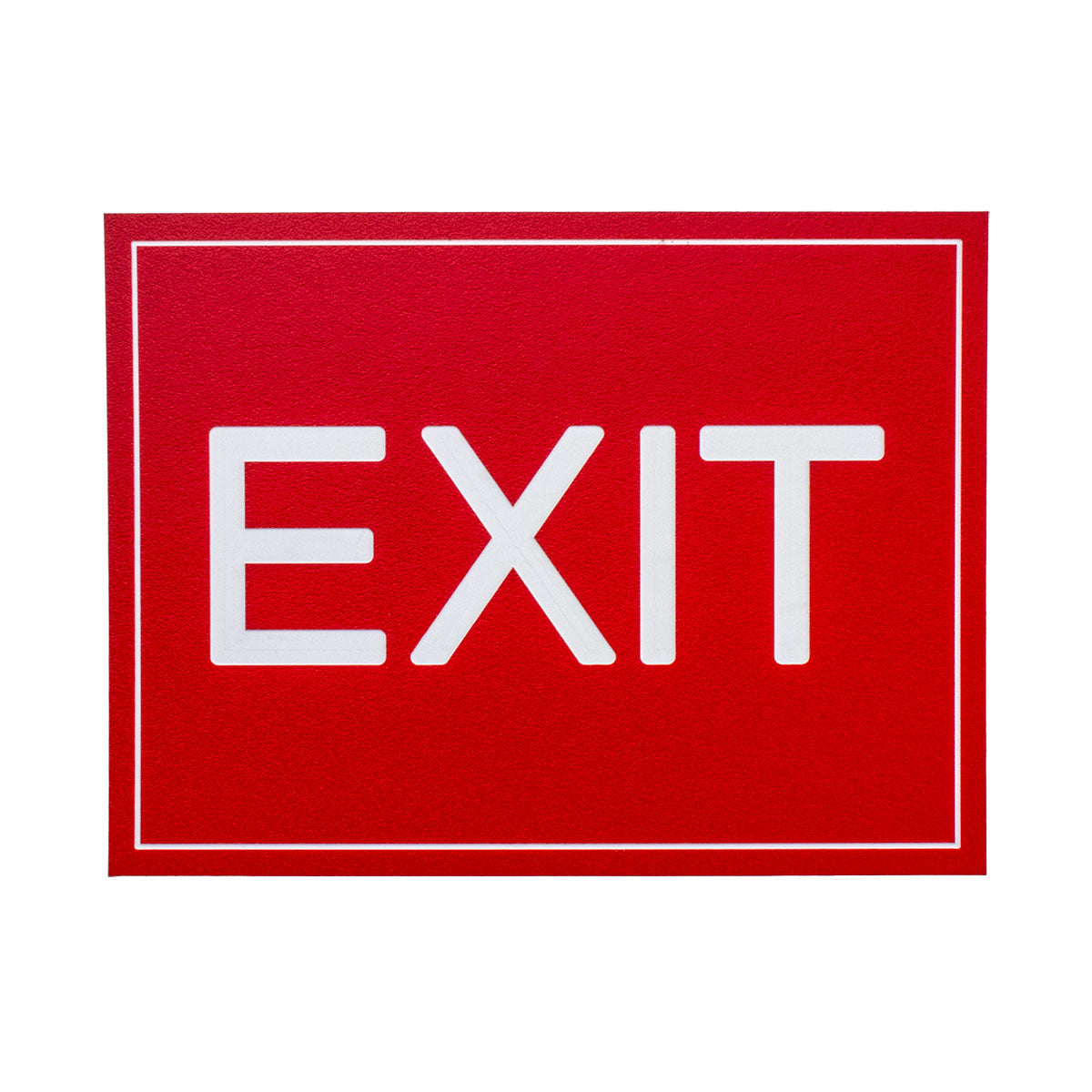 EXIT - Wall Sign, Red / White