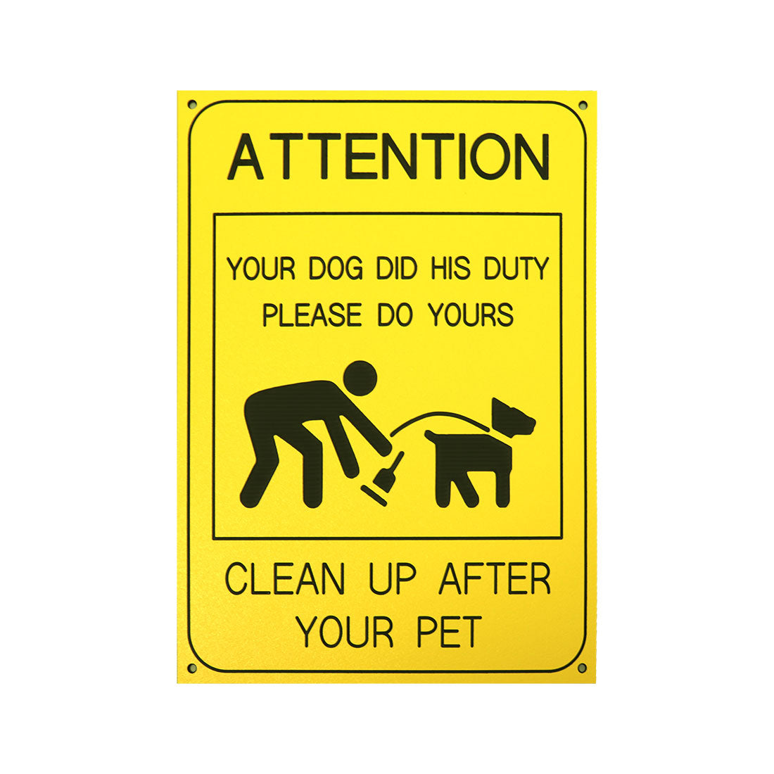 YOUR DOG DID HIS DUTY...