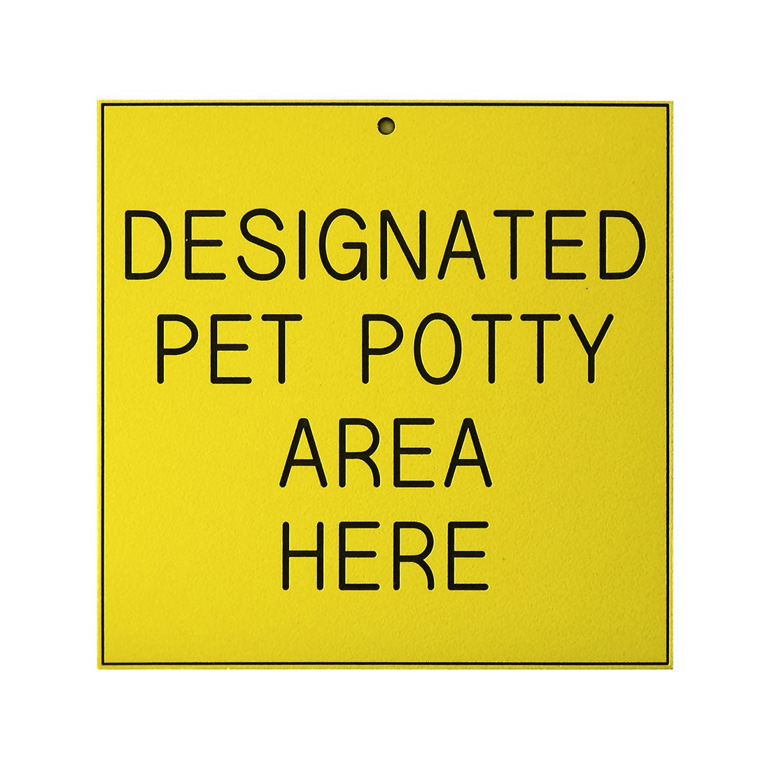 DESIGNATED PET POTTY AREA HERE