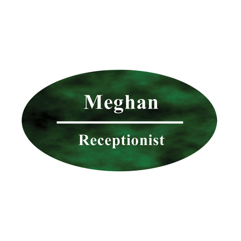 Full Color Sublimated Name Badge without Logo