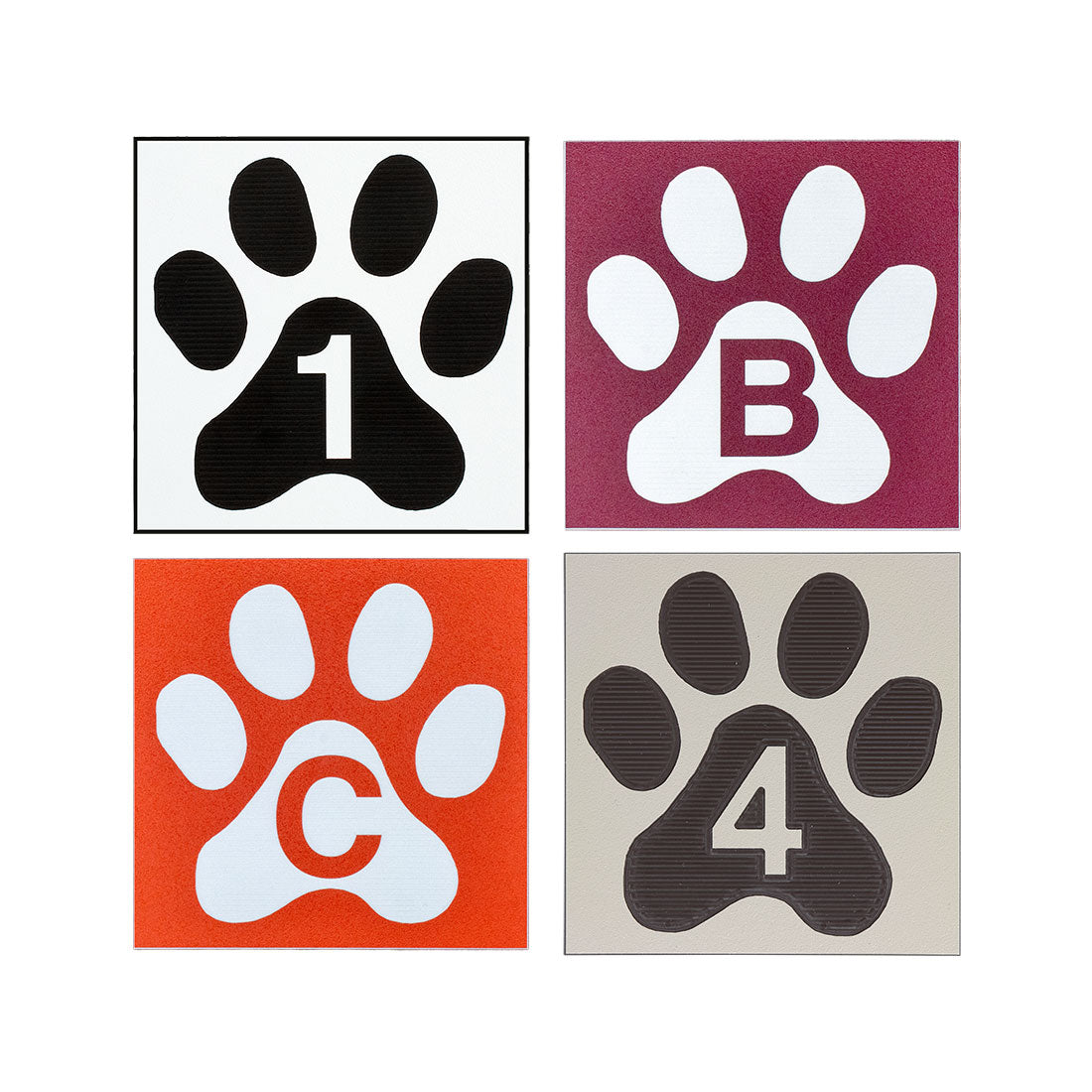 Paw Room Identification Sign - 5" x 5"