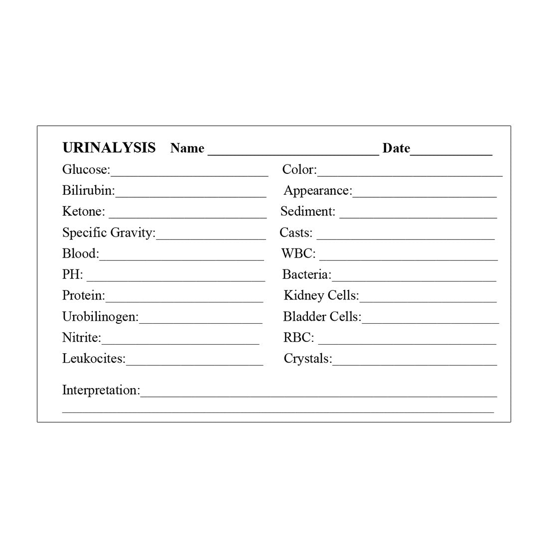 Medical Record Stickers (Pack of 200)