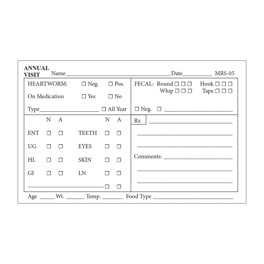 Medical Record Stickers (Pack of 200)