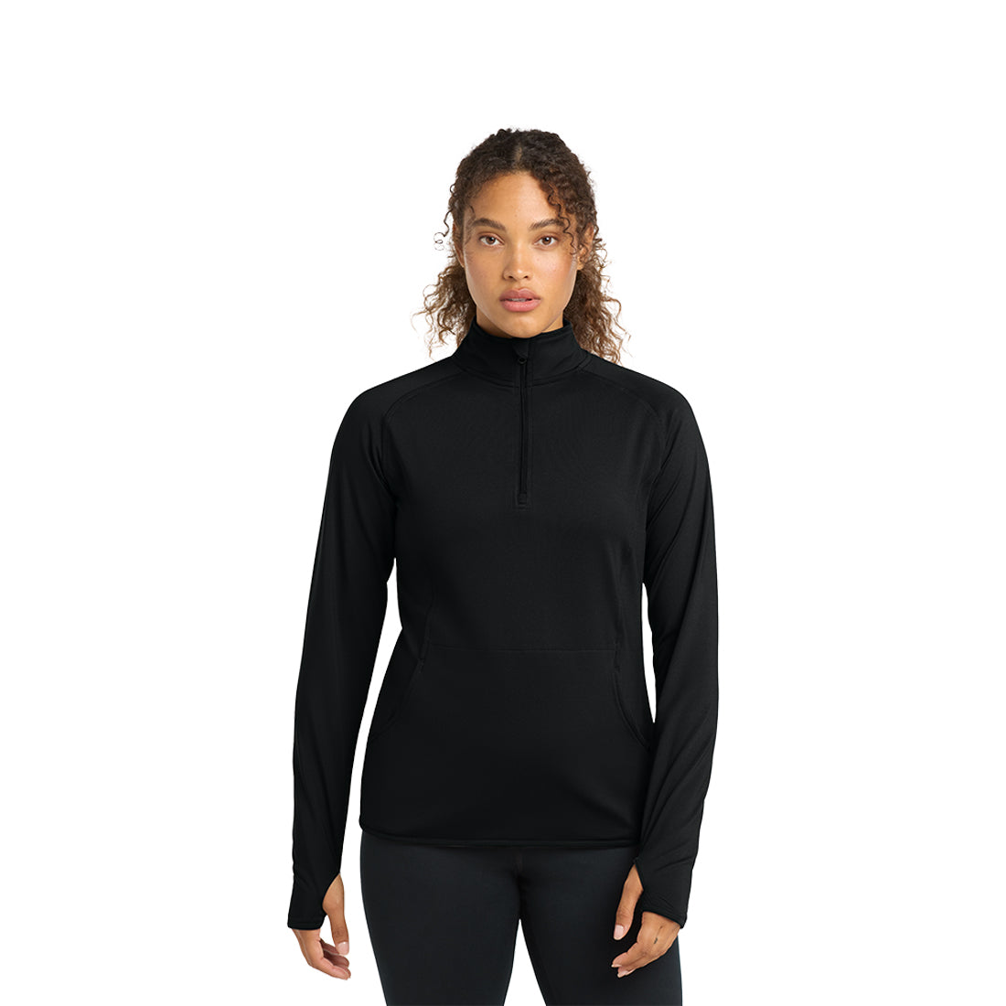 Stretch Pull Over 1/4 Zip - Ladies