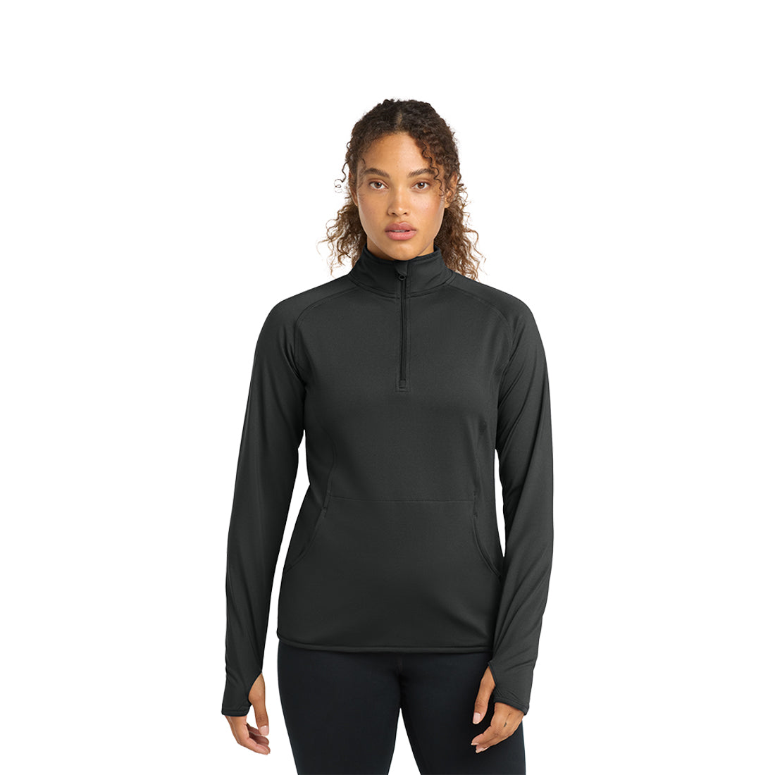 Stretch Pull Over 1/4 Zip - Ladies