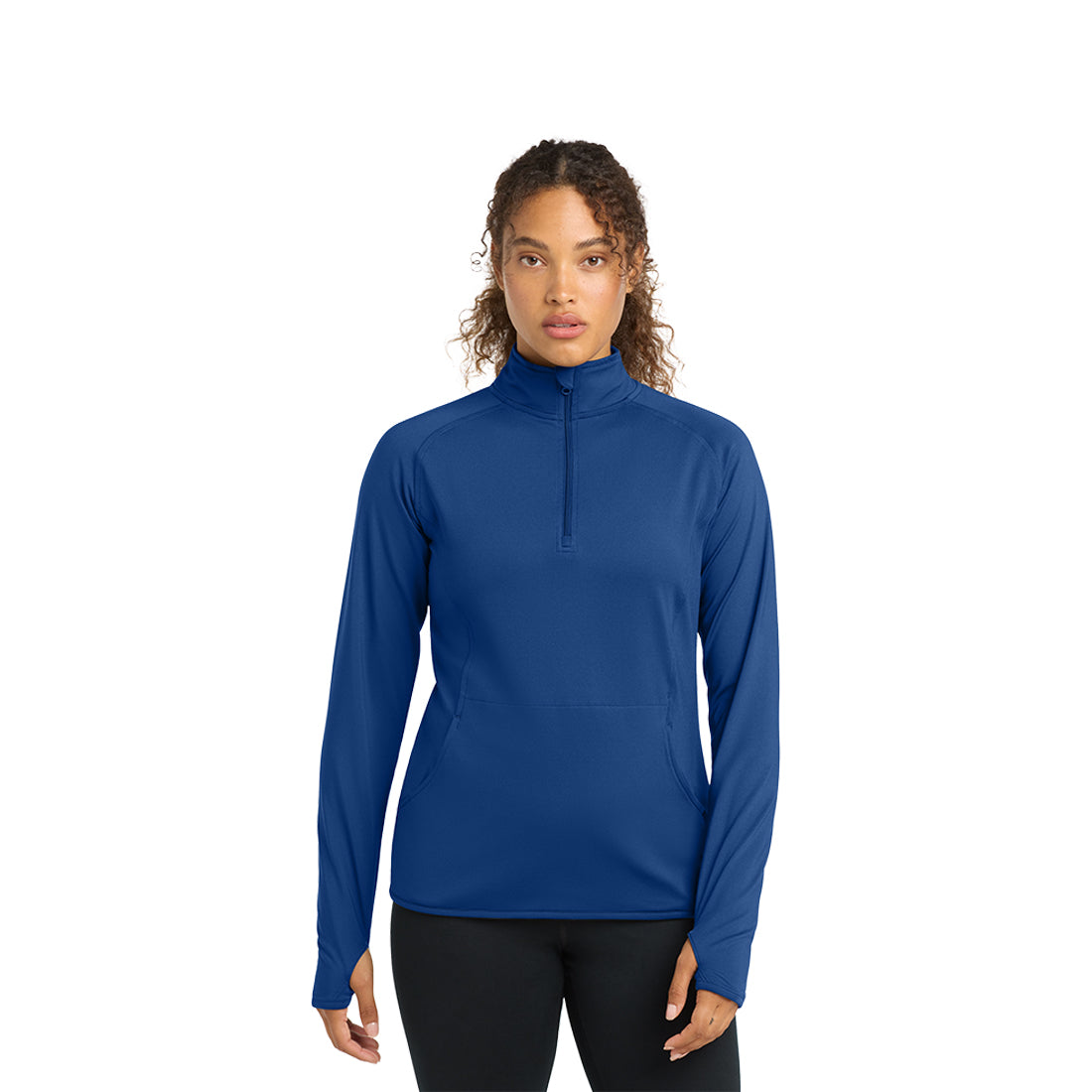 Stretch Pull Over 1/4 Zip - Ladies