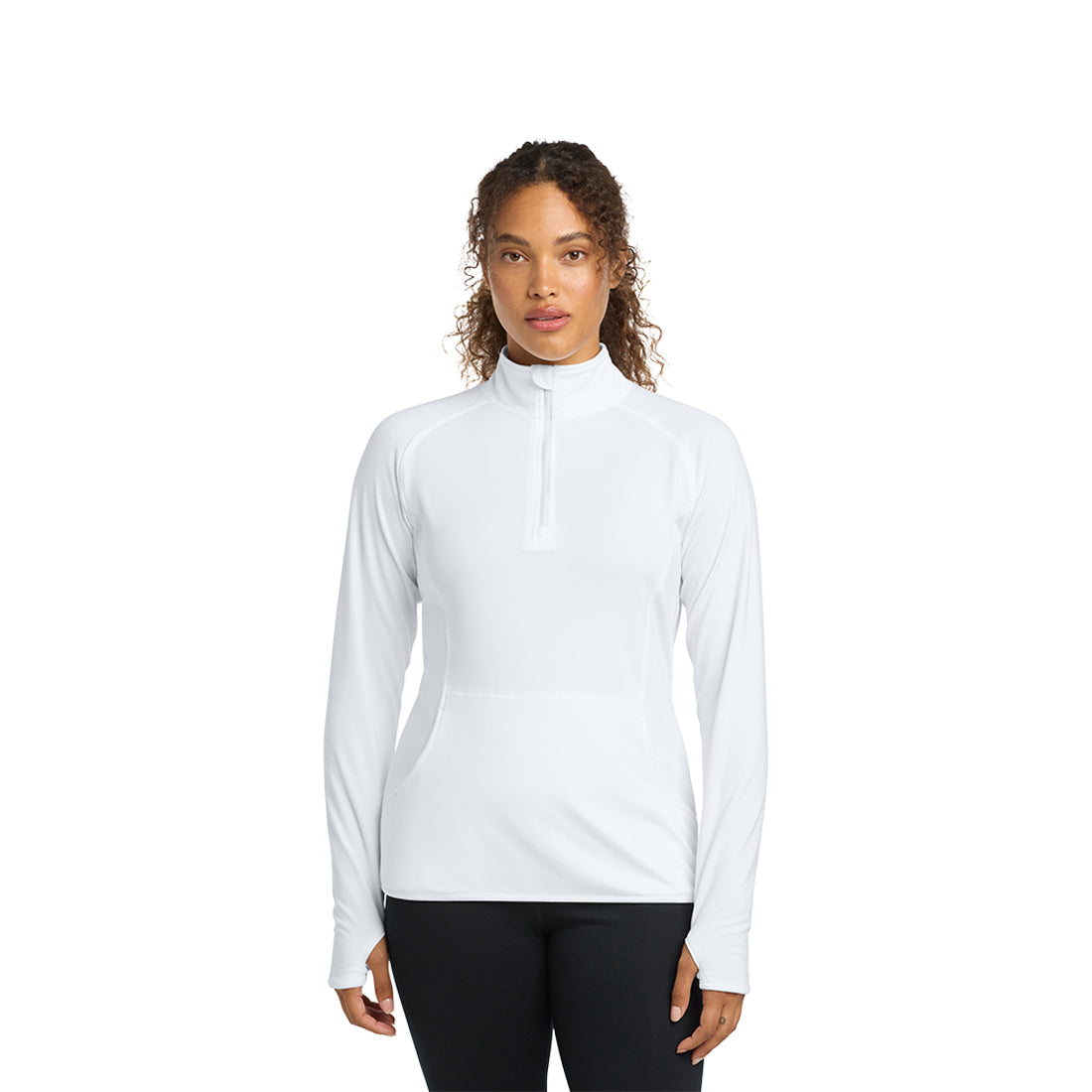 Stretch Pull Over 1/4 Zip - Ladies