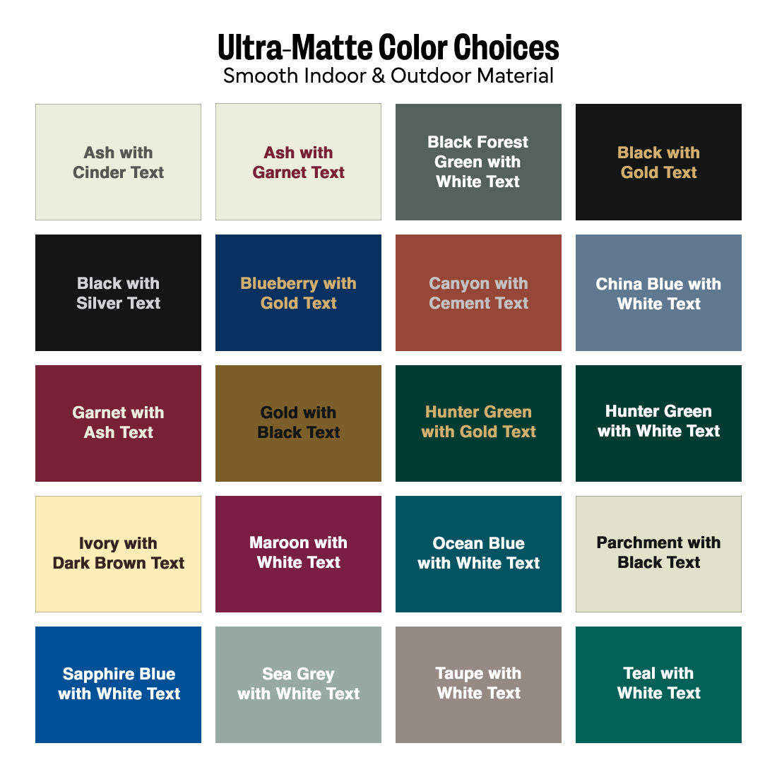 10" x 2" Room Identification Sign