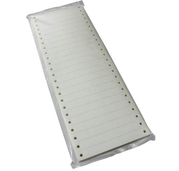 Press On Name Labels - White