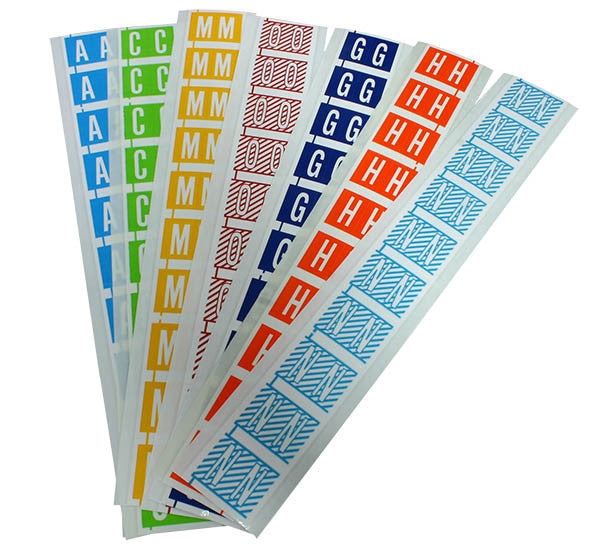 1" Alphabet Labels